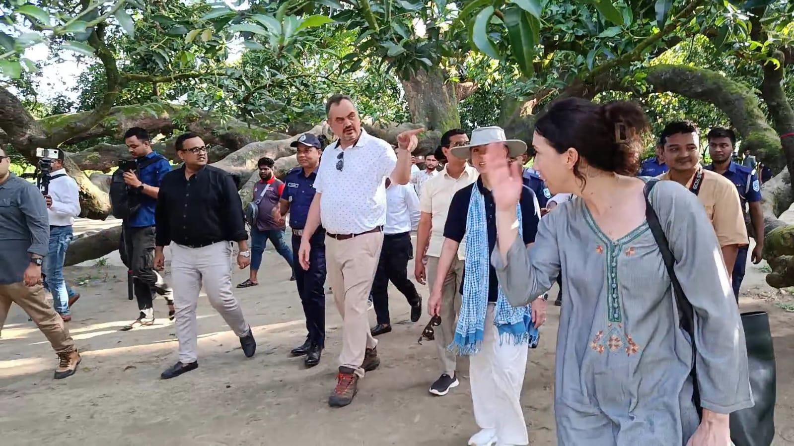 ঠাকুরগাঁওয়ের সমতলের চা বাগানে মুগ্ধ মার্কিন রাষ্ট্রদূত - Chief TV