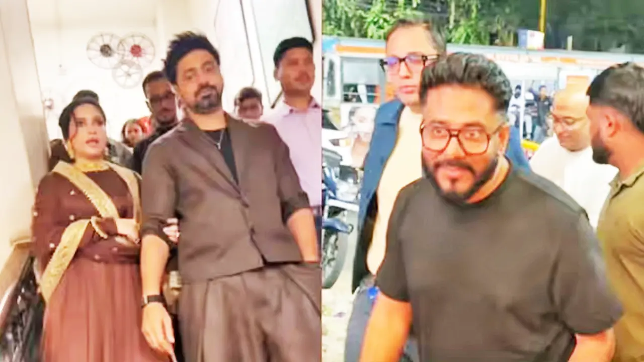 দেবের হাত ধরে হল ছাড়লেন শুভশ্রী, একা এসেছিলেন রাজ চক্রবর্তী - Chief TV