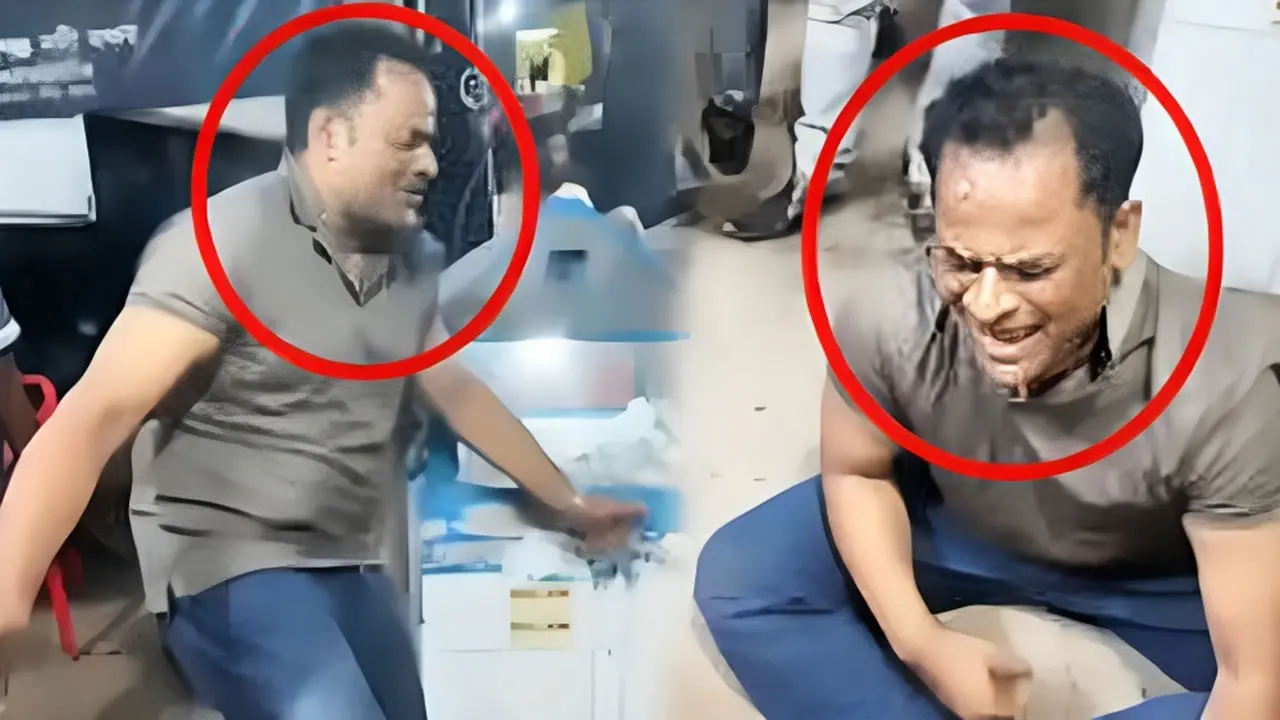 নৌ পুলিশ কর্মকর্তার মদ্যপ অবস্থায় মাতলামি, ভাইরাল ভিডিও