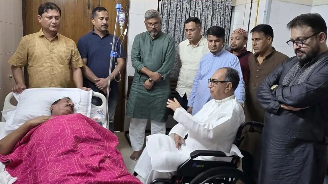ভূমিমন্ত্রীকে দেখতে হাসপাতালে মির্জা আব্বাস - Chief TV