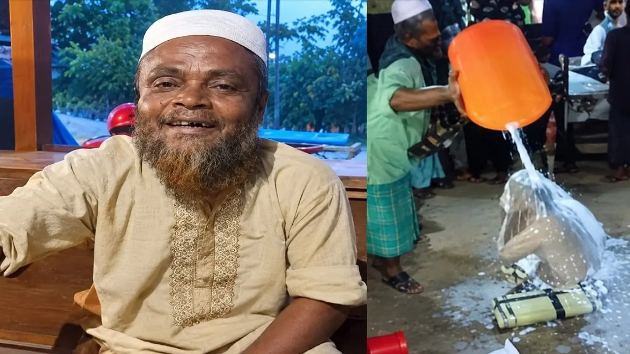 দুধ দিয়ে গোসল করে জামায়াত ছাড়ার ঘোষণা - Chief TV