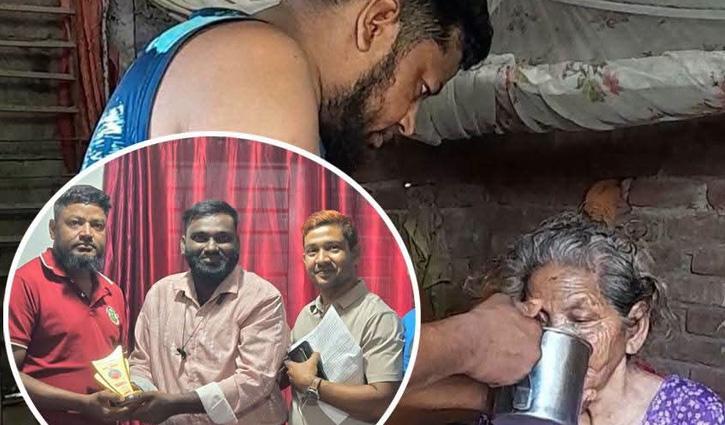 মায়ের সেবায় অনন্য দৃষ্টান্ত, সাংবাদিক আওয়াল সম্মানিত - Chief TV